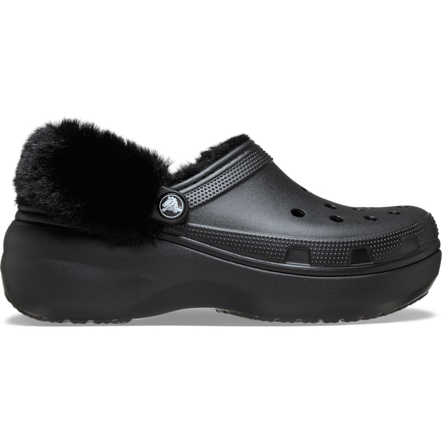 Classic Platform Fuzz Lined Clog